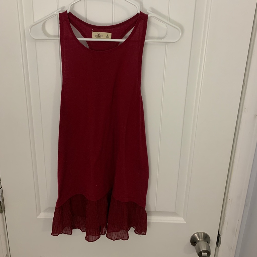 Red tank top